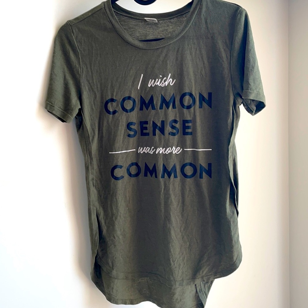 Green women’s shirt
